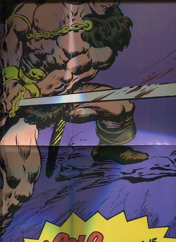 Conan el Barbaro, poster promocion entregado con el numero 1