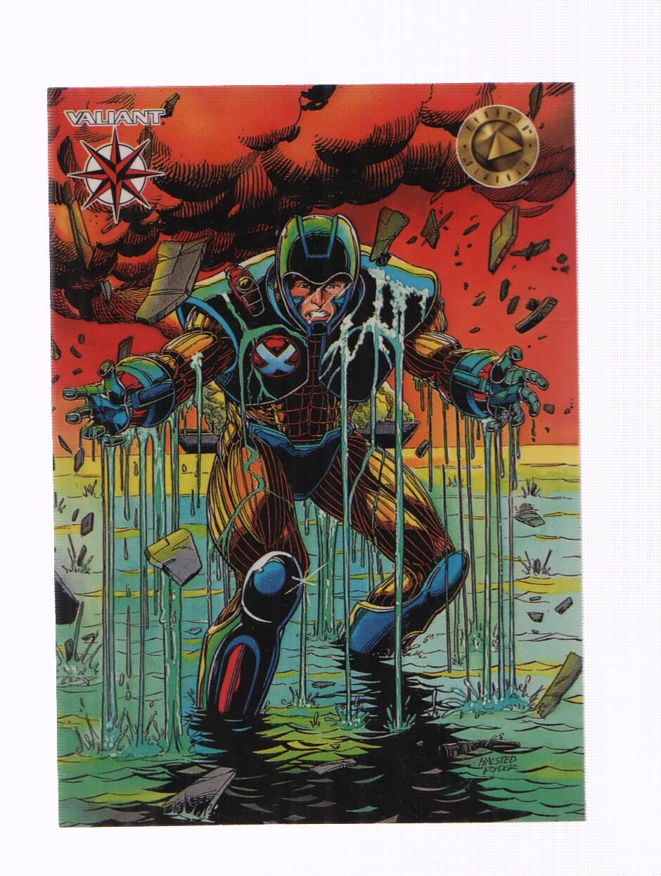 Trading Cards: VALIANT, Serie ERA II, Numero 155: X-O MANOWAR (Valiant 1994)