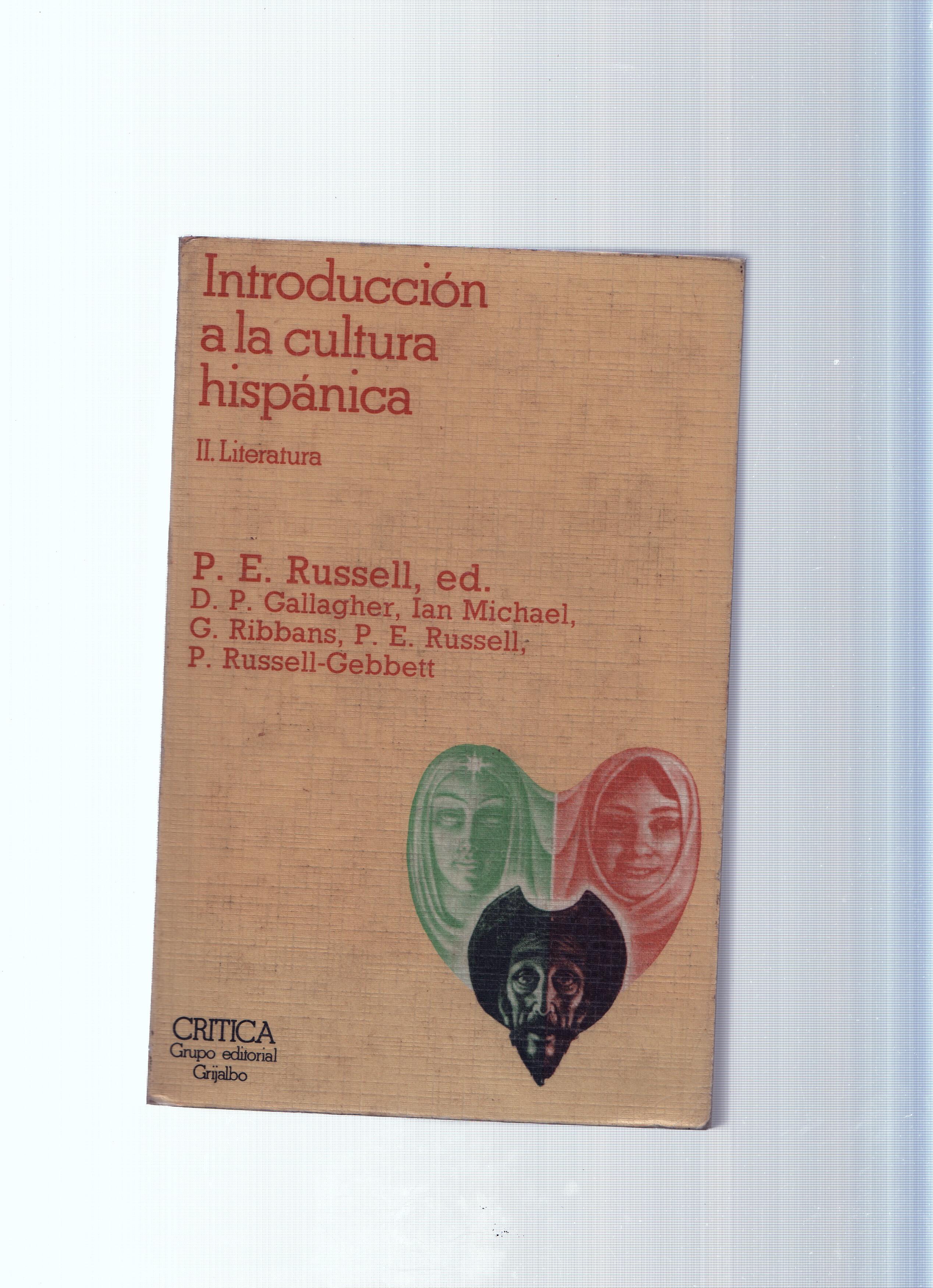 Temas Hispanicos:Introduccion a la cultura hispanica II. Literatura