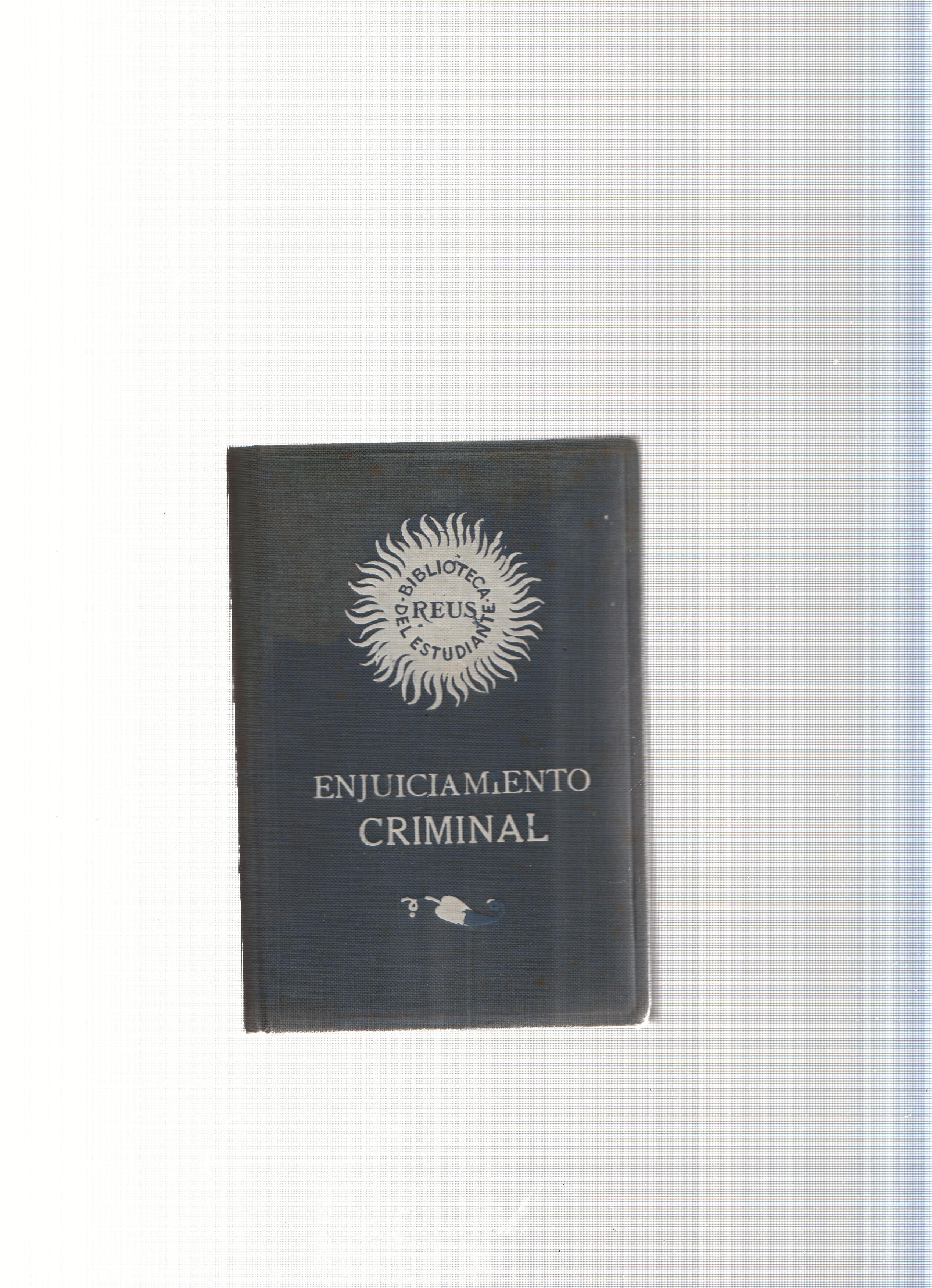 Biblioteca del estudiante: Enjuiciamiento criminal