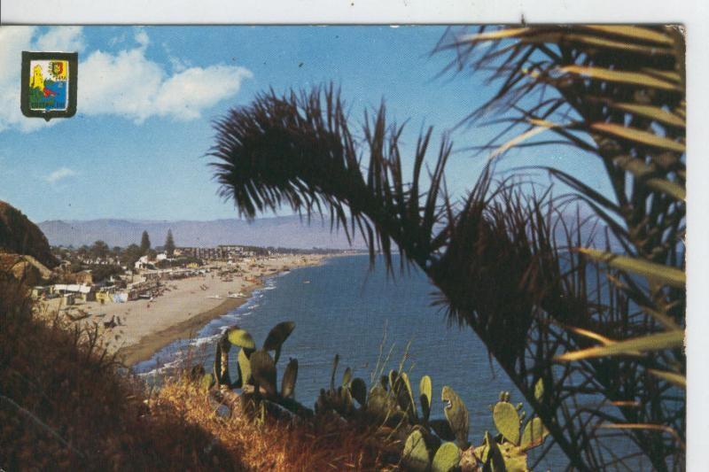 Postal 7227 : Torremolinos, playa de la roca