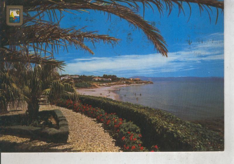 Postal 012091: Playa de Santa Ana en Torremolinos, Malaga