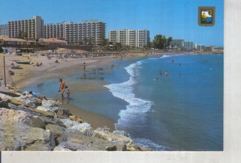 Postal 016186: Playa de Torremolinos, Malaga