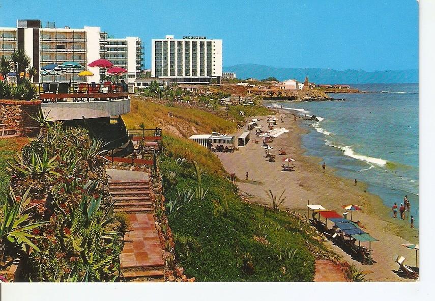 Postal 043675 : Costa del Sol - Torremolinos. Vista parcial de la costa