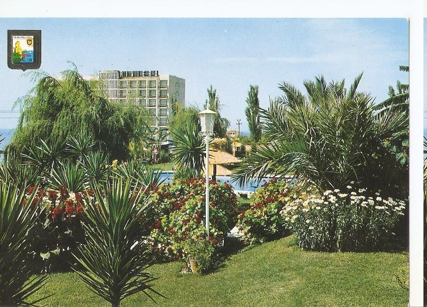 Postal 045031 : Torremolinos (Costa del Sol). Jardin Siroco y hotel Riviera
