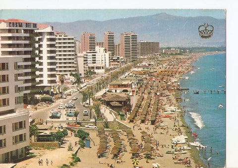 Postal 050359 : Torremolinos - Costa del Sol. Vista parcial de la playa