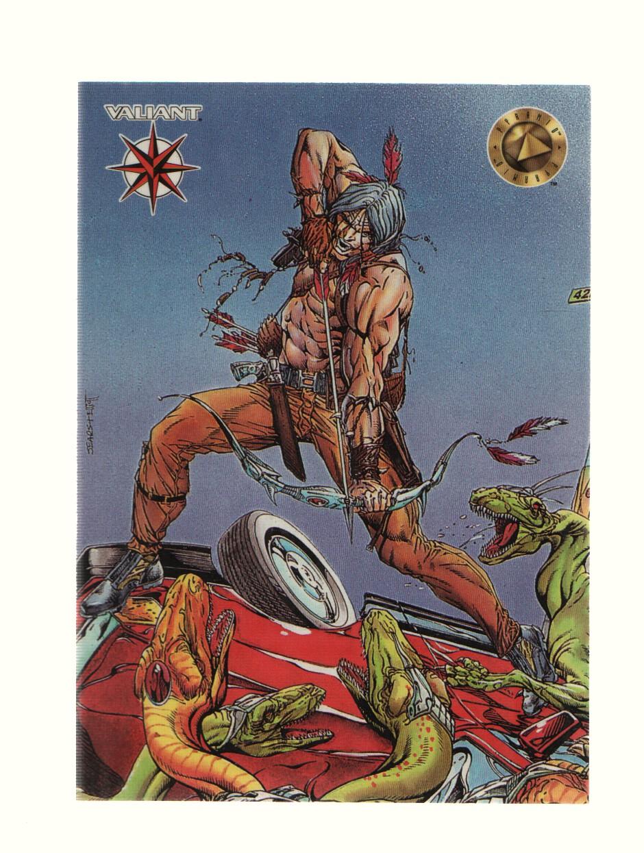 Trading Cards: VALIANT Serie ERA II Numero 230: TUROK, Dinosaur Hunter (Valiant 1994)