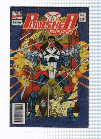 PUNISHER 2099, Serie Limitada, Numero 01 de 12: Genesis Mortal (Forum 1994)