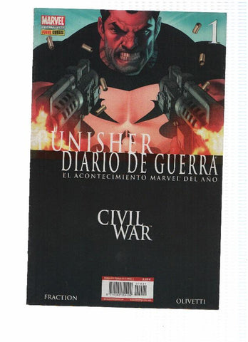 PUNISHER, Diario de Guerra - CIVIL WAR: Numero 01 (Panini 2007)
