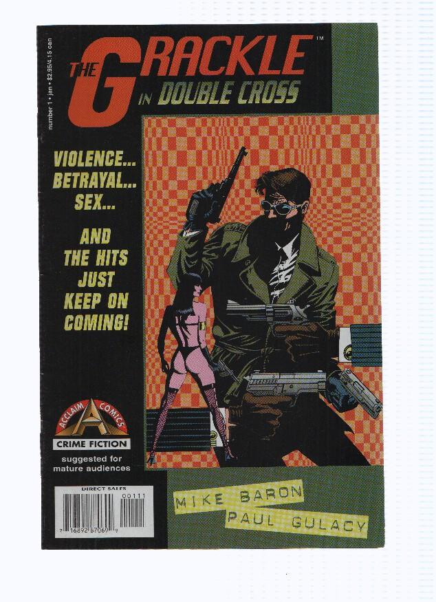 THE GRACKLE in Double Cross, Volume 1, Numero 01: Fire in the Hole (Acclaim 1997)