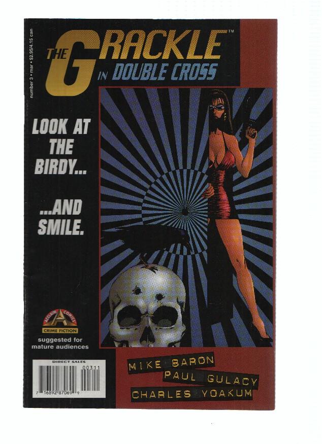THE GRACKLE in Double Cross, Volume 1, Numero 03: Tiger by the Tail (Acclaim 1997)
