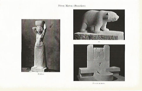 LAMINA ESPASA 2846: Esculturas de Francisco Perez Mateu