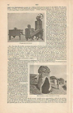 LAMINA ESPASA 2571: Maquina para lavar granos y silos de  Cartago