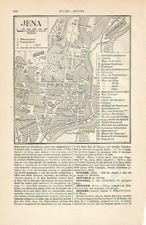 LAMINA ESPASA Alemania 6202: Plano de Jena Alemania