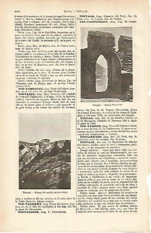 LAMINA ESPASA 8479: Castillo de Tintagel Inglaterra