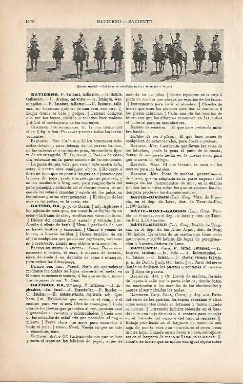 LAMINA ESPASA 9831: Batidores de caballeria del Ejercito de España