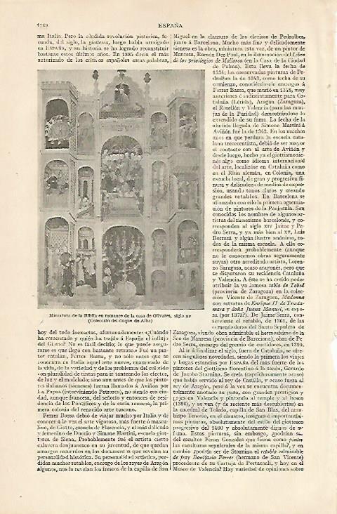 LAMINA ESPASA 10381: Miniatura de la Biblia de la casa de Olivares