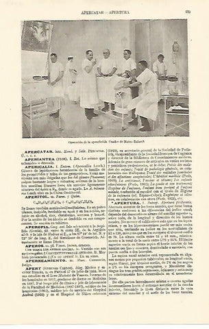LAMINA ESPASA 10877: Operacion de la apenndicitis cuadro de M. Balasch