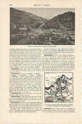LAMINA ESPASA 18031: Vista del Valle de la Germanasca