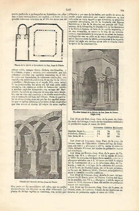 LAMINA ESPASA 18312: San Juan de Duero Soria