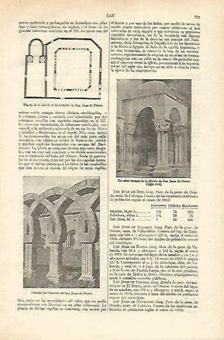 LAMINA ESPASA 18312: San Juan de Duero Soria