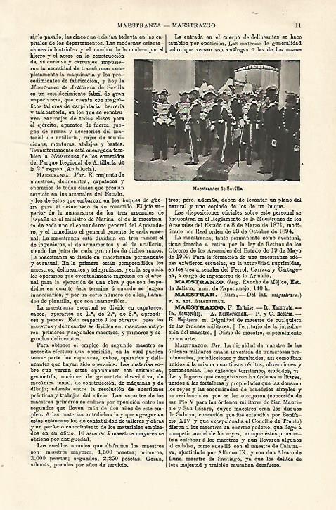 LAMINA ESPASA 18479: Maestrantes de Sevilla