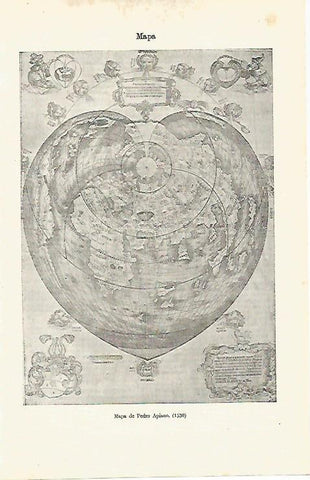 LAMINA ESPASA 18697: Mapa de Pedro Apiano (1530)