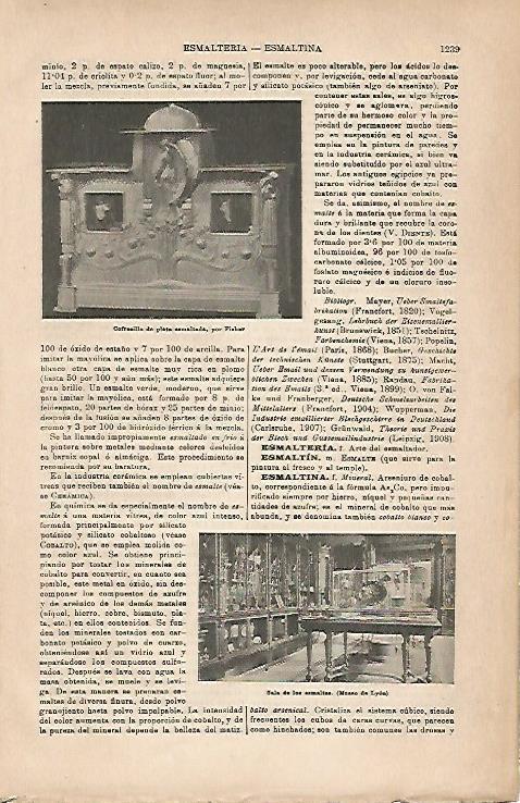 LAMINA ESPASA 18986: Sala de los esmaltes del Museo de Lyon