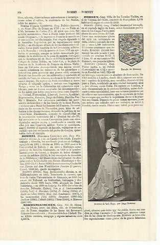 LAMINA ESPASA 19220: Escudo de Romney