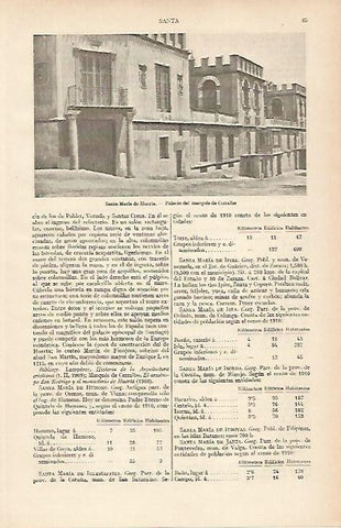 LAMINA ESPASA 19408: Palacio del Marques de Cerralbo en Santa Maria de la Huerta