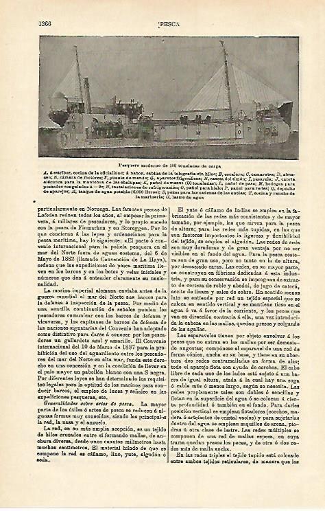 LAMINA ESPASA 15851: Pesquero moderno de 100 toneladas de carga