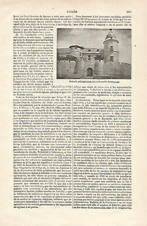 LAMINA ESPASA 19983: Castillo de Simancas