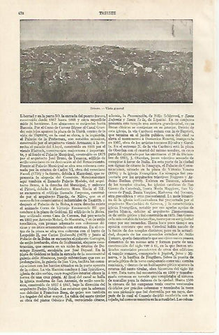 LAMINA ESPASA 20411: Vista de Trieste Italia