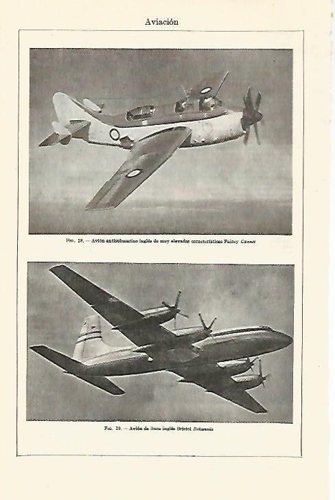 LAMINA ESPASA 21929: Avion Fairey Gannet