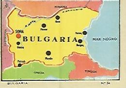 CROMO COLECCION UNIVERSAL 1916: BULGARIA. Numero 54