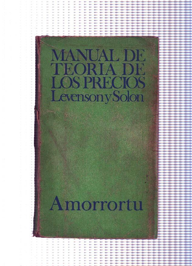 Manual de teoria de los precios