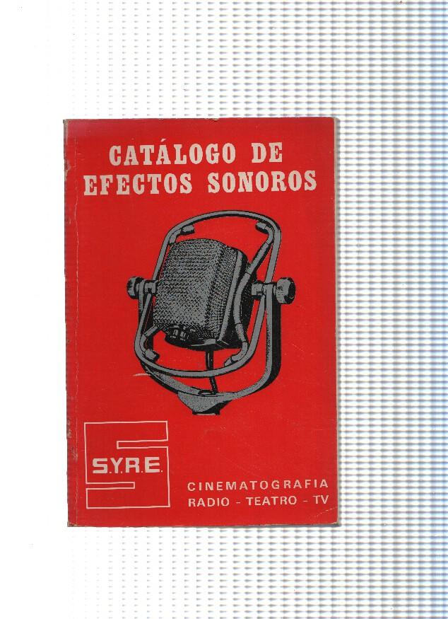 Catalogo de efectos sonoros