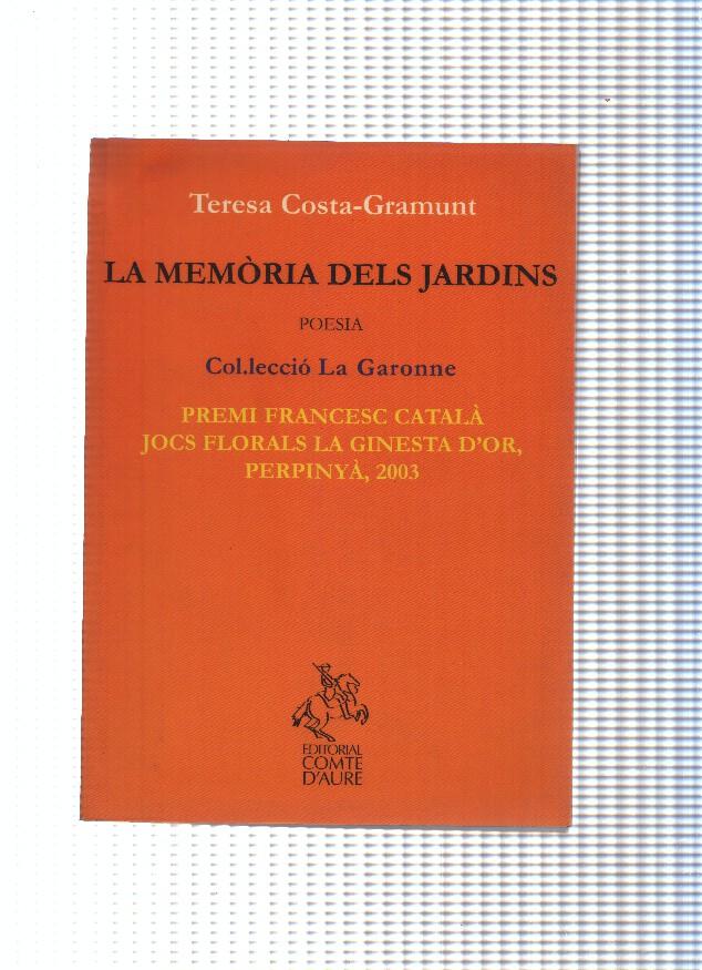 Col leccio La Garonne: La memoria dels jardins. poesia