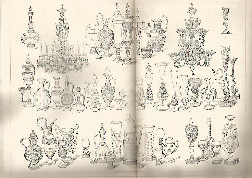 LAMINA DE ESPASA 189: Vidrios Artisiticos II