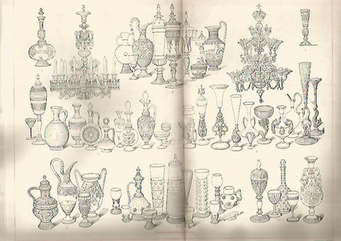 LAMINA DE ESPASA 189: Vidrios Artisiticos II