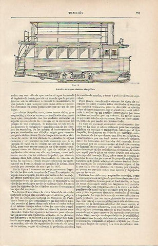 LAMINA ESPASA 11001: Autobus de vapor sistema Serpollet