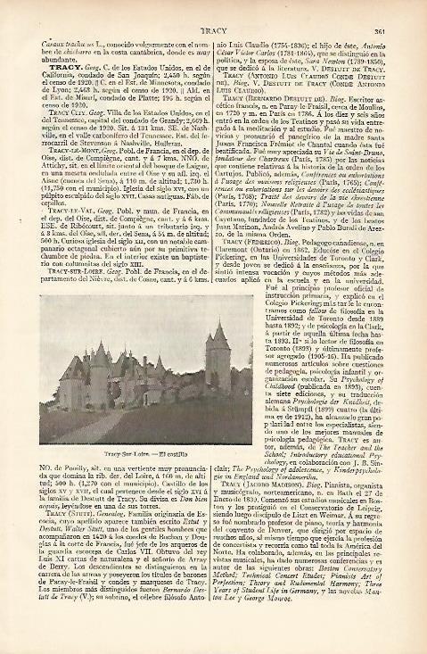 LAMINA ESPASA 11025: Castillo de Tracy-sur-Loire Francia