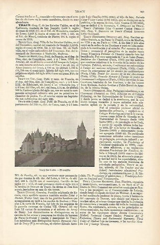 LAMINA ESPASA 11025: Castillo de Tracy-sur-Loire Francia