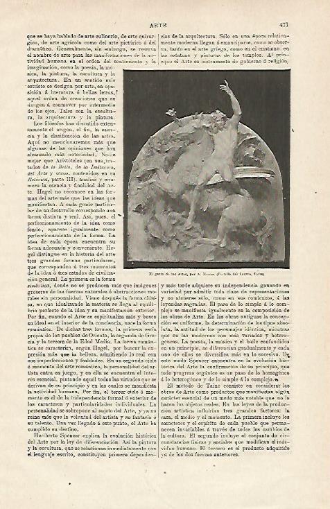 LAMINA ESPASA 12845: El genio de las artes por A. Mercie