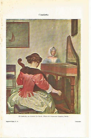LAMINA ESPASA 14512: El Concierto por Ter Borch