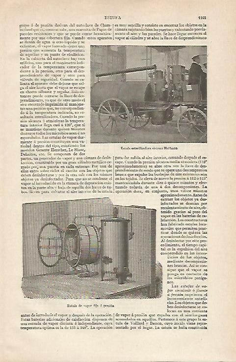 LAMINA ESPASA 16404: Estufa sistema Hartman y estufa de vapor