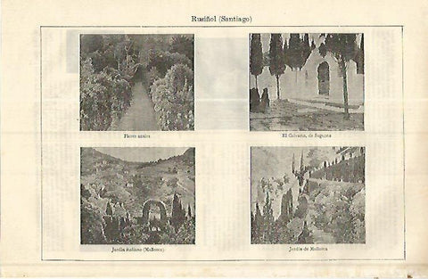 LAMINA ESPASA 17093: Obras de Santiago Rusiñol