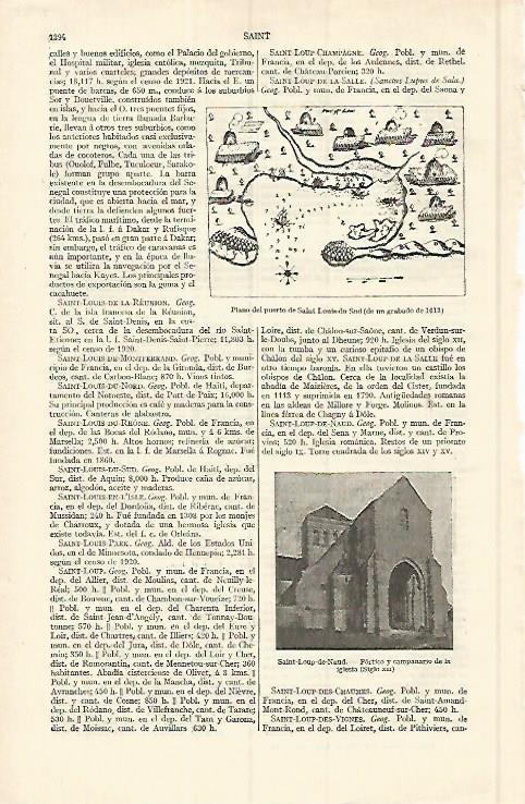 LAMINA ESPASA 17197: Iglesia de Saint Loup deNaud