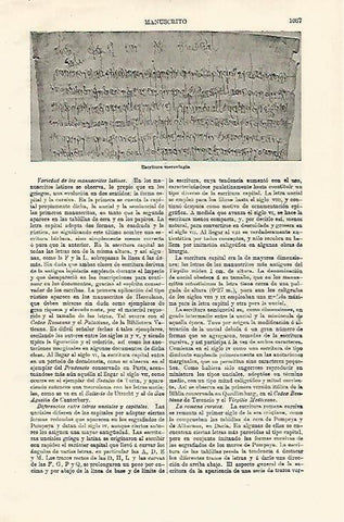 LAMINA ESPASA 18676: Escritura merovingia