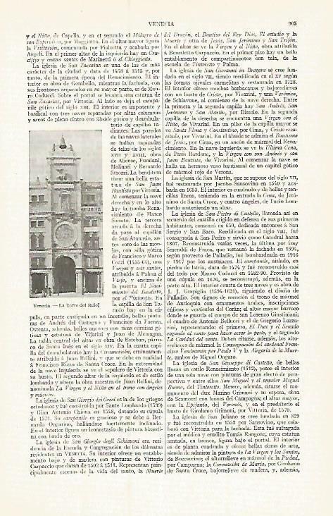 LAMINA ESPASA 17458: Torre del Reloj en Venecia
